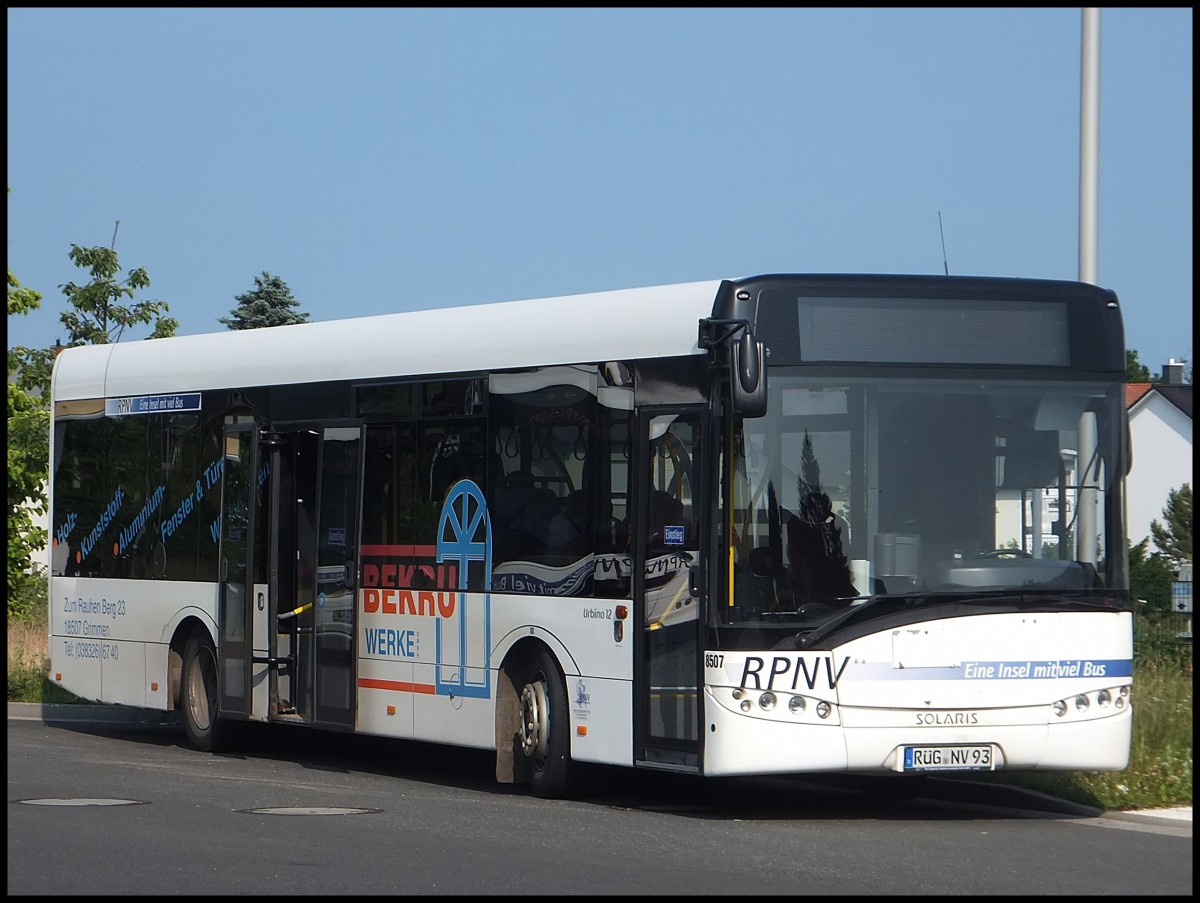 Solaris Urbino 12 der RPNV in Sassnitz.