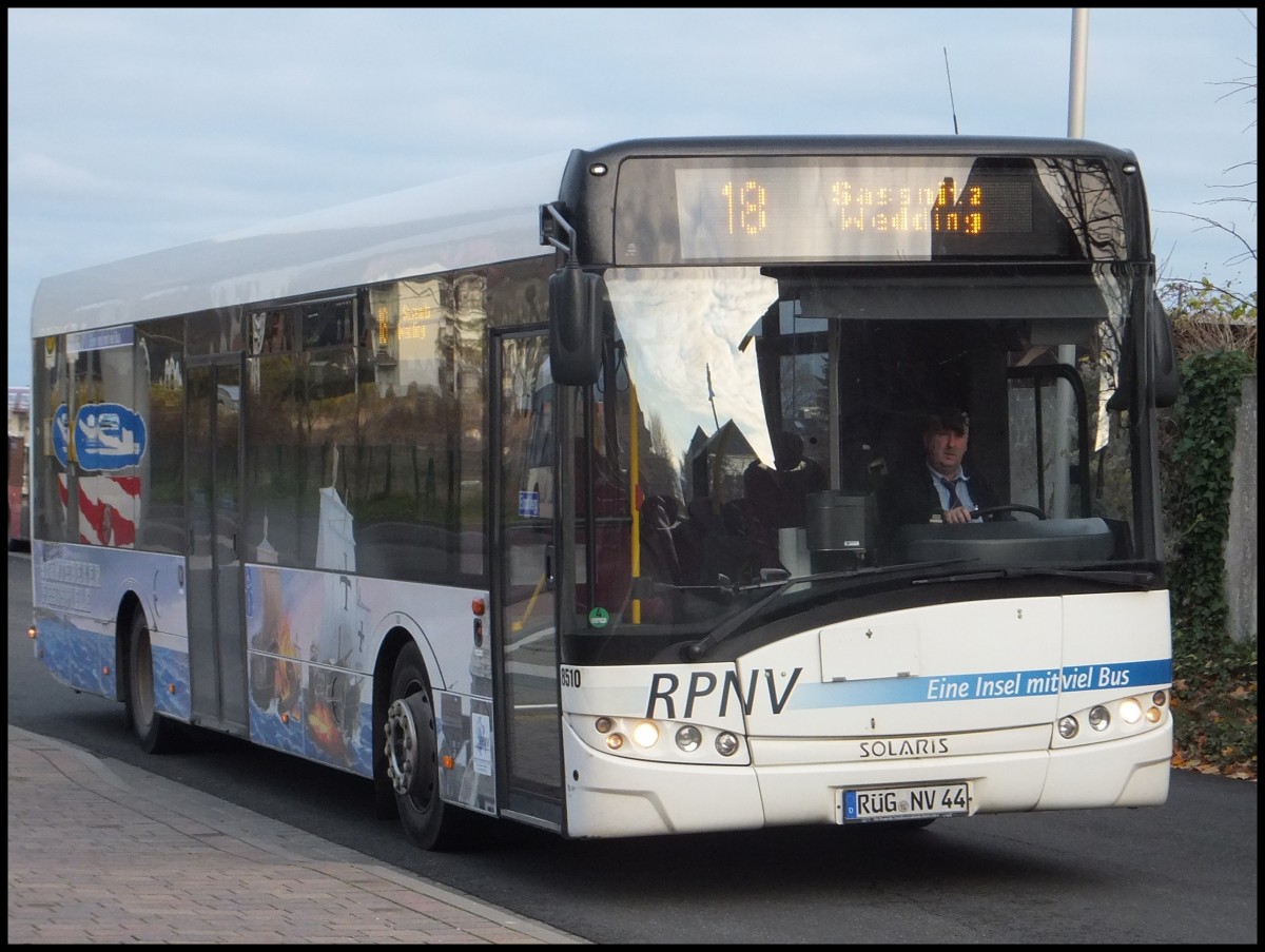 Solaris Urbino 12 der RPNV in Sassnitz.