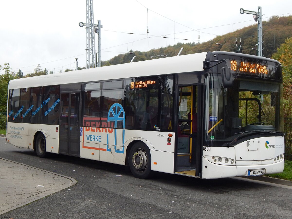 Solaris Urbino 12 der VVR in Sassnitz. 