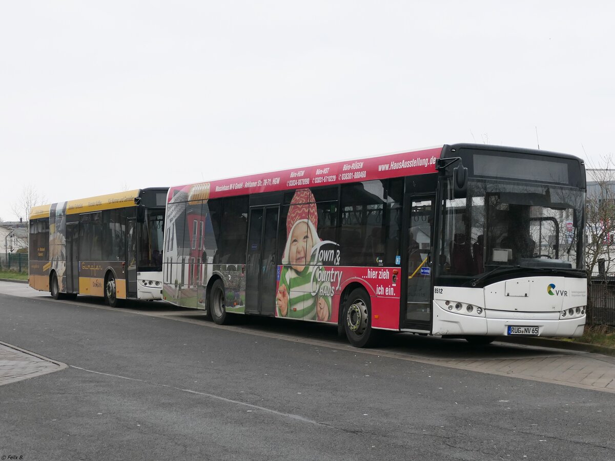 Solaris Urbino 12 der VVR in Sassnitz.