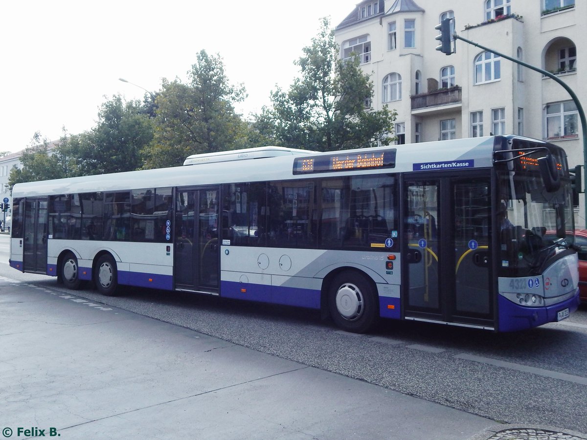 Solaris Urbino 15 von Beelitzer Verkehrs- und Servicegesellschaft mbH in Potsdam.