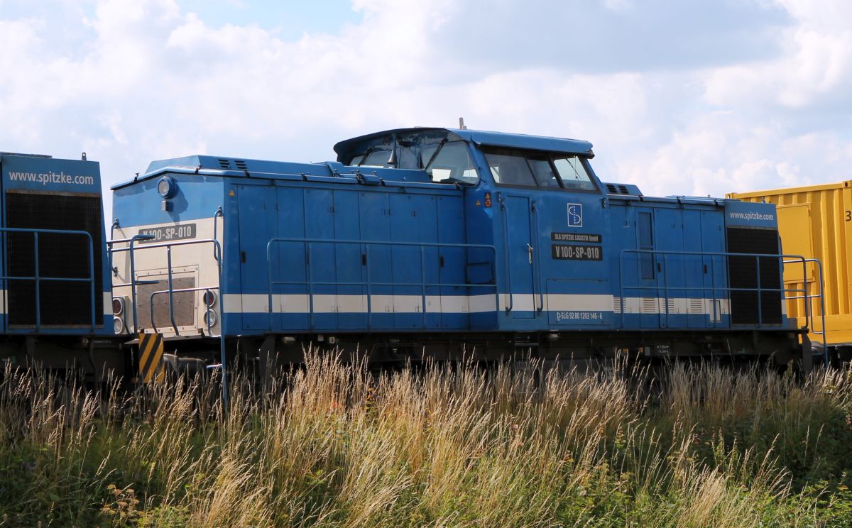 Spitzke V100-SP-010, 9280 1203 146-6, Pattburg 14.07.2017