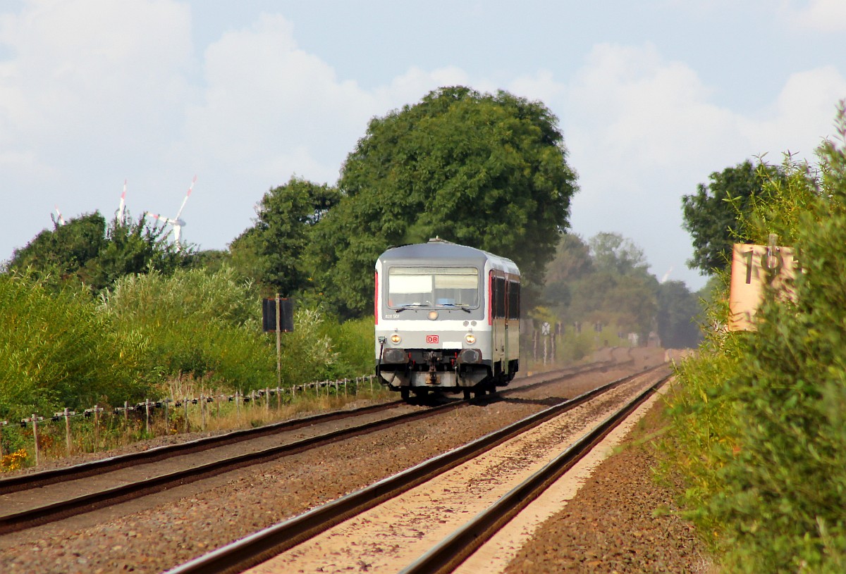 SSP 628/928 501 nach Bredstedt. Stedesand 26.08.2017