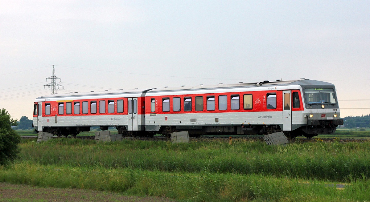 SSP Wanderdüne 628/928 512  Kampen  aufgenommen am Bü Bongsiel