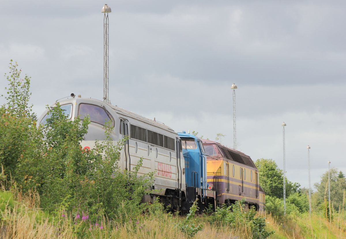 Strabag 227 007, Henschel DH 440 und CFL 1818. Pattburg 02.07.2019