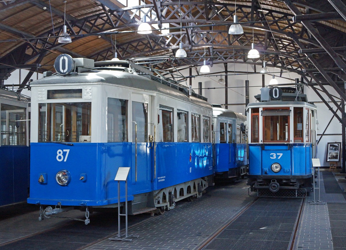 STRASSENBAHNBETRIEBE IN POLEN
Strassenbahn KRAKAU
Ein Blick in das Strassenbahnmuseum Krakau am 13. August 2014.  
Foto: Walter Ruetsch