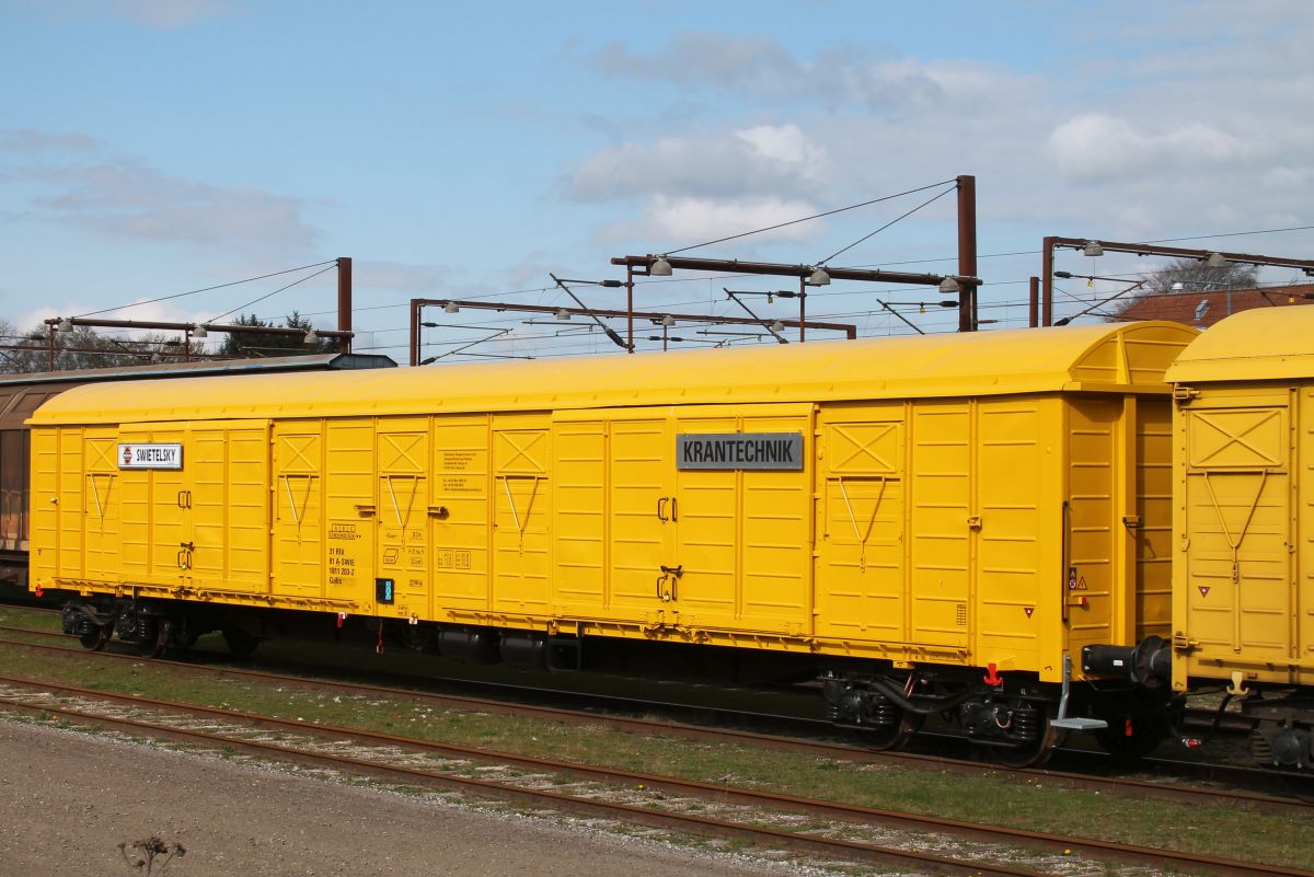 Swietelsky Krantechnik Gattung Gabs registriert unter 3381 1811 203-2, Padborg/DK 10.04.2019