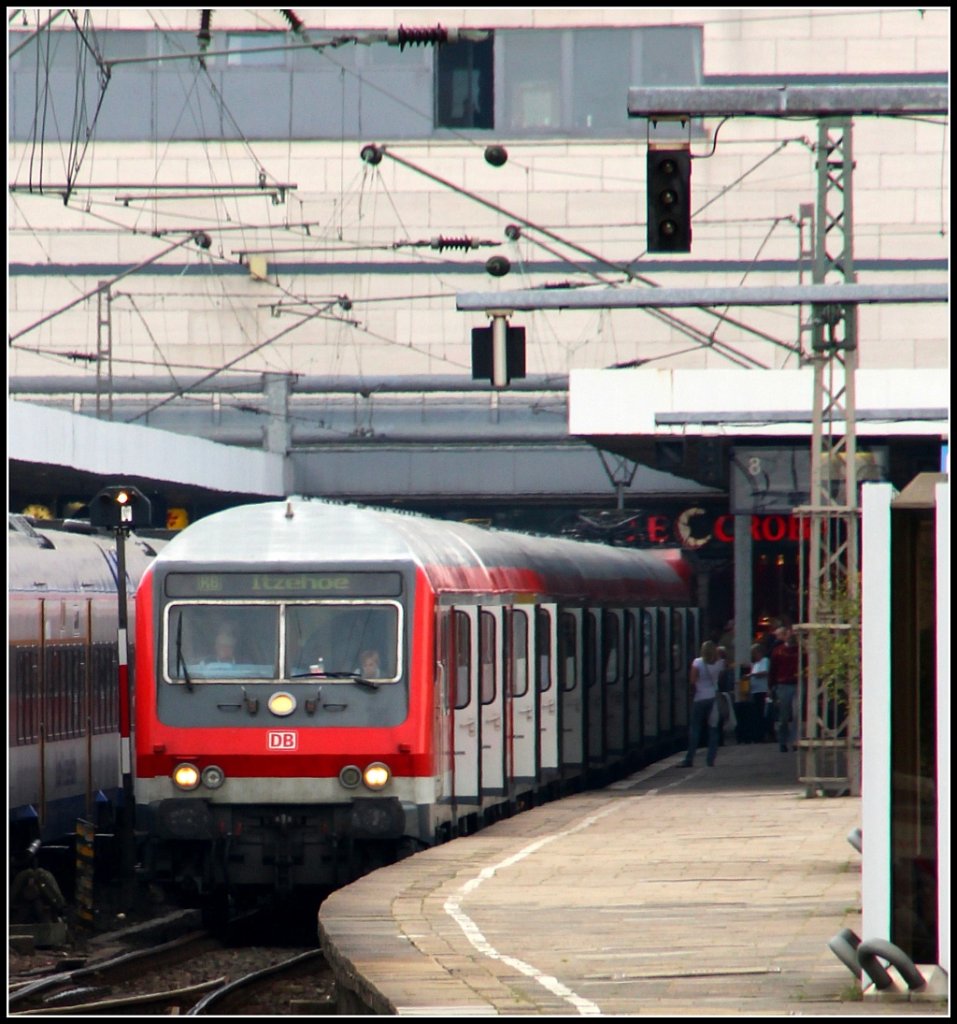 Tag der offenen Tür an der RB nach Itzehoe die gleich HH-Altona verlassen wird. 07.07.2012