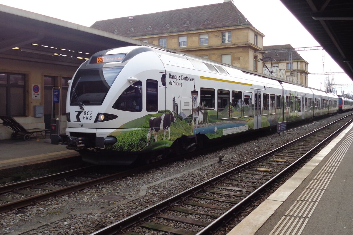 TPF 198 steht am 1 Jänner 2020 in Neuchatel.