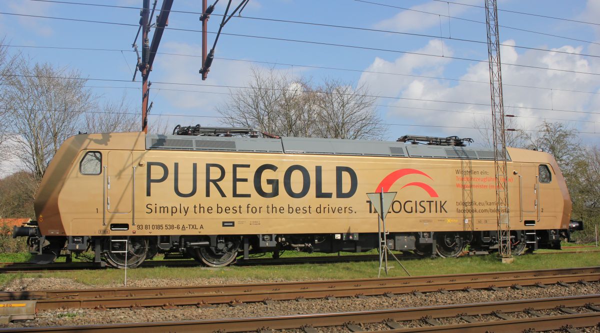 TXL 185 538-6 PureGold in Pattburg 12.04.2019 III