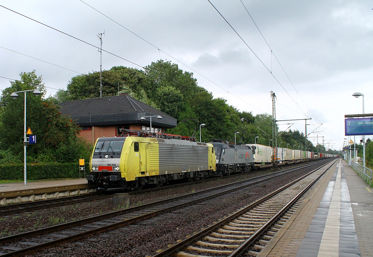 TXL 189 926 und 182 529 mit dem DGS 4056x rauschen hier durch Schleswig. 18.08.2013 (02300)