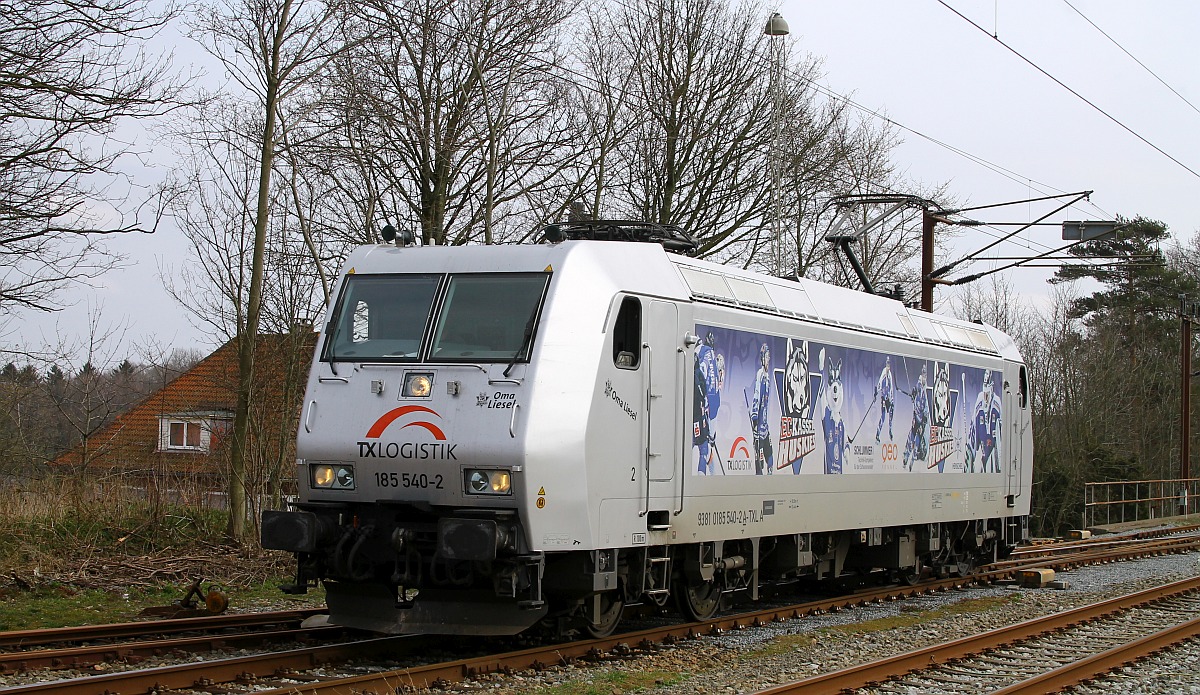 TXLA 185 540-2  Oma Liesel  zu Gast im Norden. Pattburg/DK 13.04.2022