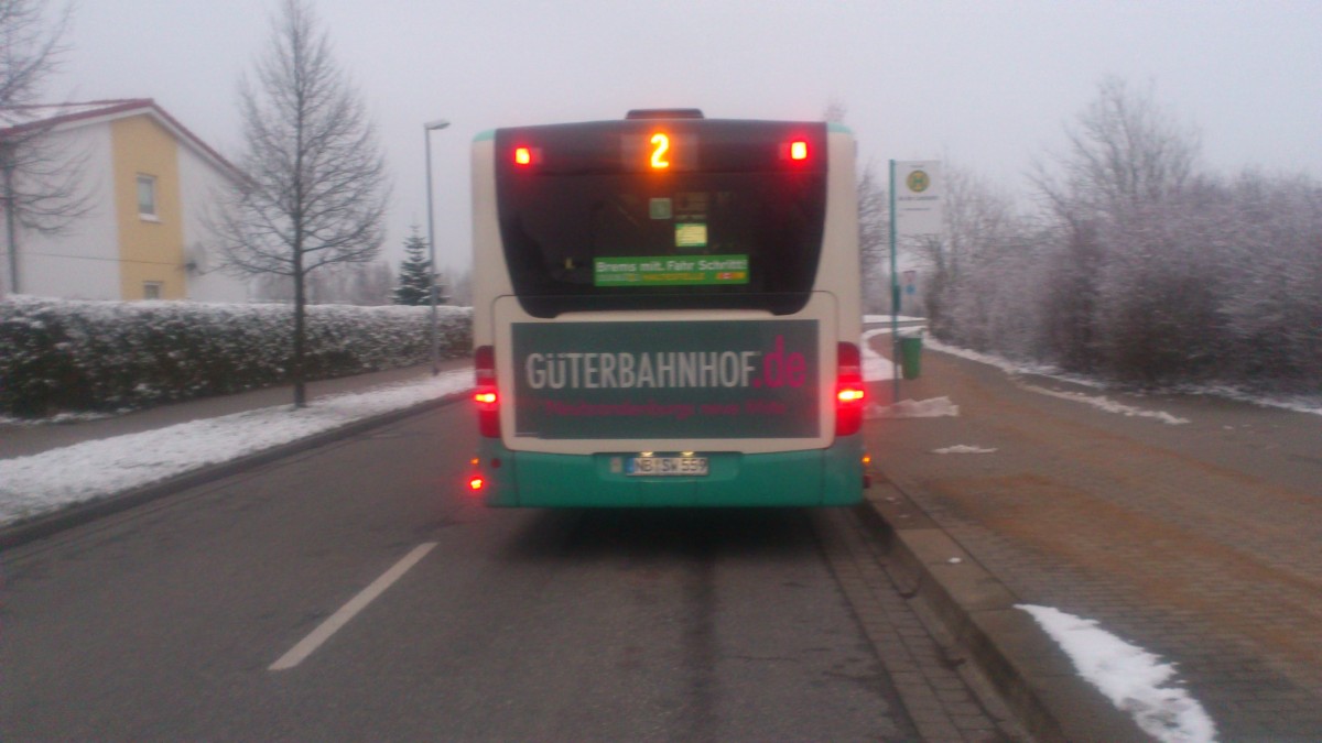 ...und auch der Citaro NB SW 559 der bis vor kurzen die Werbung fr  Einstieg bitte vorne  hatte.....bekam zwar auch die Werbung fr den Gterbahnhof aber mit einem anderen Traffic Board  