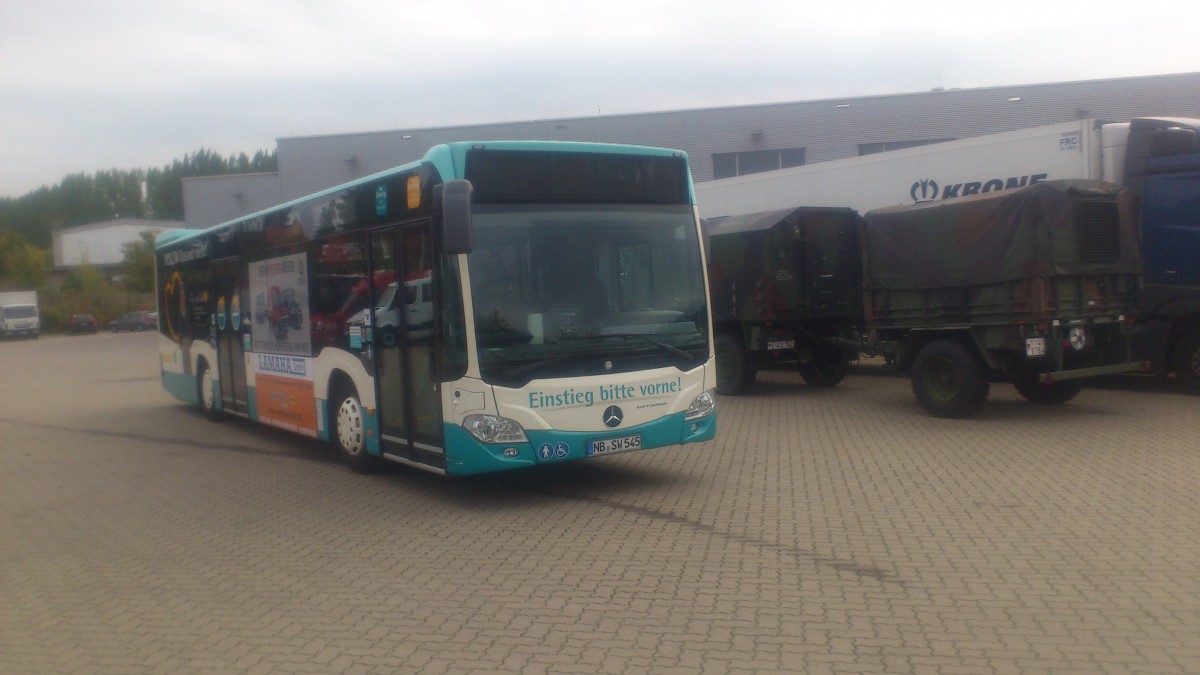 ....und auch der Solo Bus stand bei Mercedes 