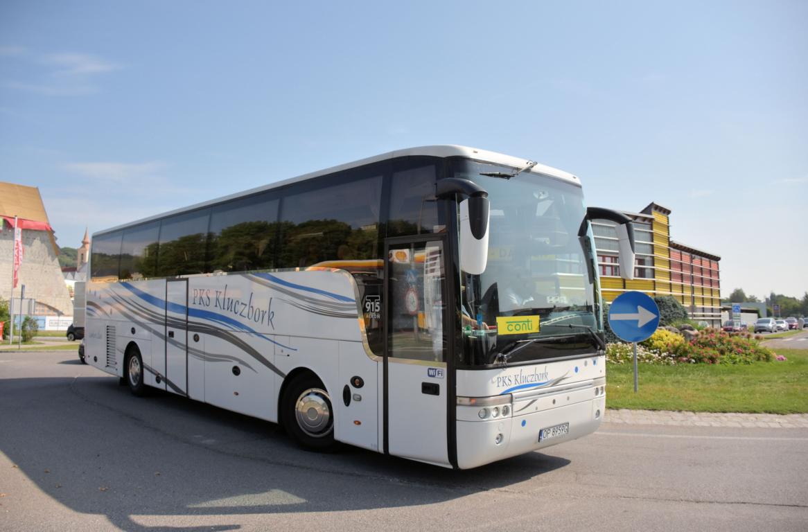 Van Hool T915 Acron von PKS Kluczbork Reisen aus PL 2018 in Krems.