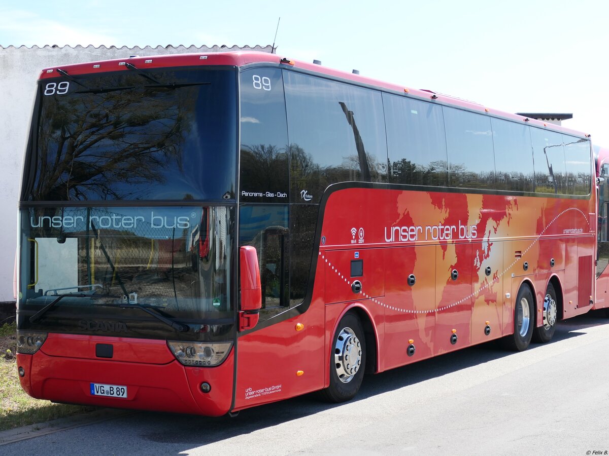 Van Hool TX17 von URB aus Deutschland in Ueckermünde.