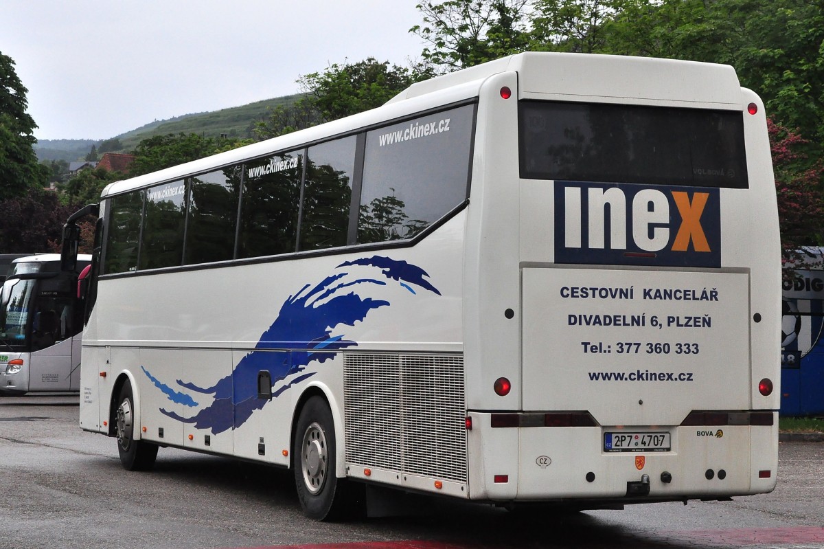 VDL Bova von Ckinex aus der CZ am 22.5.2015 in Krems.