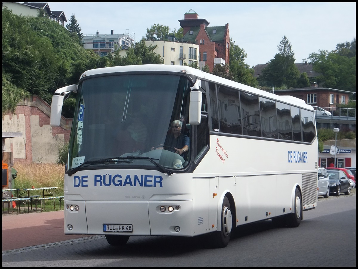 VDL Bova Futura von De R�ganer aus Deutschland im Stadthafen Sassnitz.