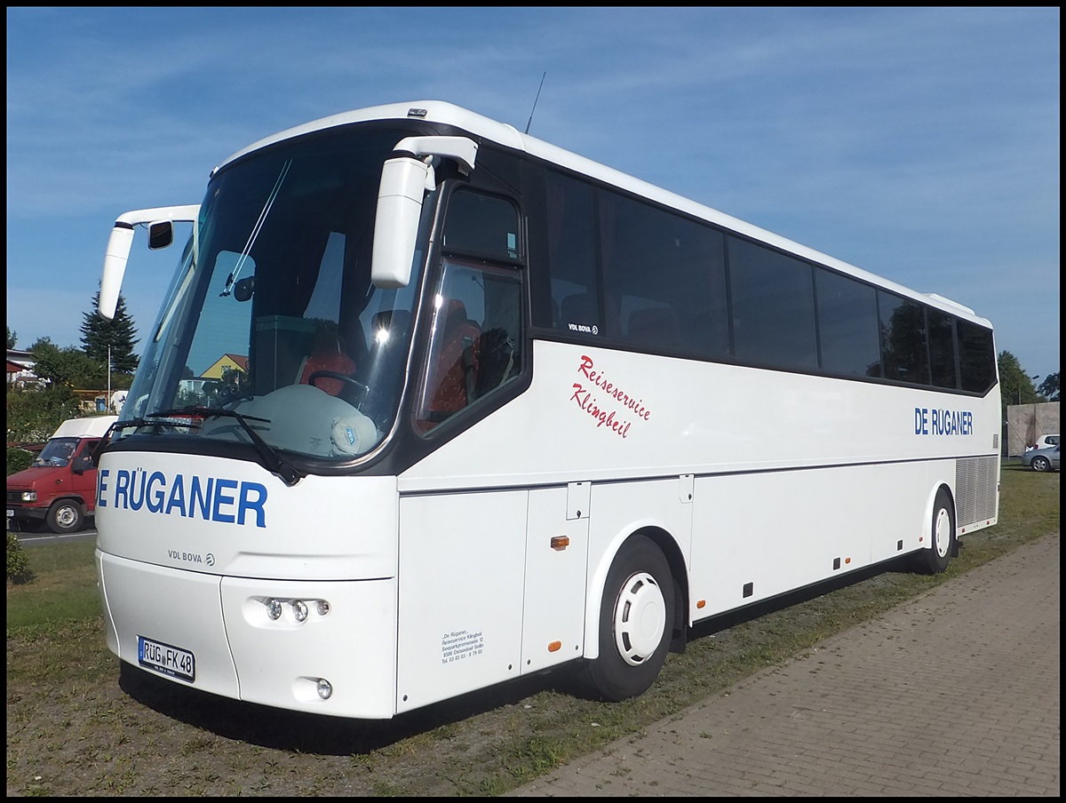 VDL Bova Futura von De R�ganer aus Deutschland in Sassnitz.