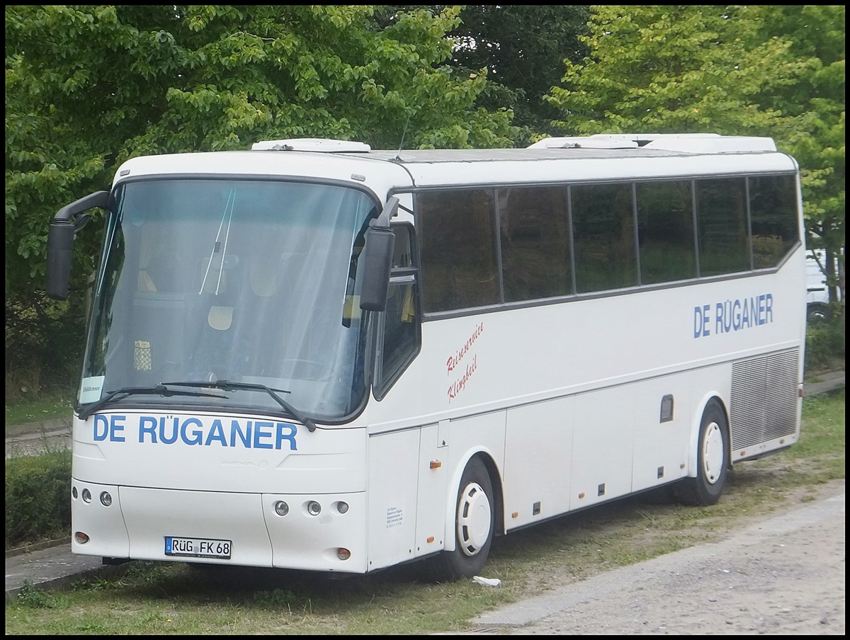 VDL Bova Futura von De R�ganer aus Deutschland in Sassnitz.