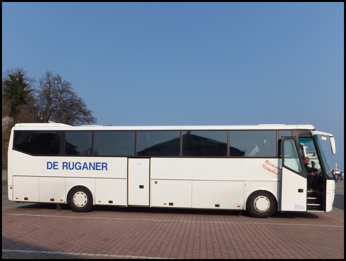 VDL Bova Futura von De R�ganer aus Deutschland im Stadthafen Sassnitz.