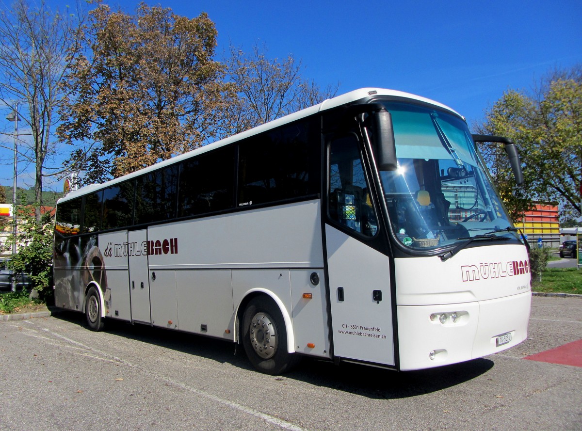 VDL BOVA Futura von M�hlebach aus der Schweiz am 24.9.2014 in Krems.