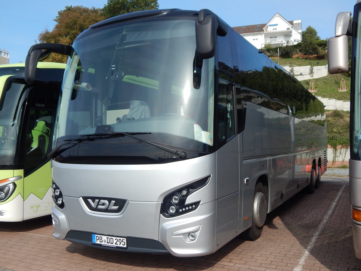 VDL Futura von Auto-Bachem aus Deutschland im Stadthafen Sassnitz.