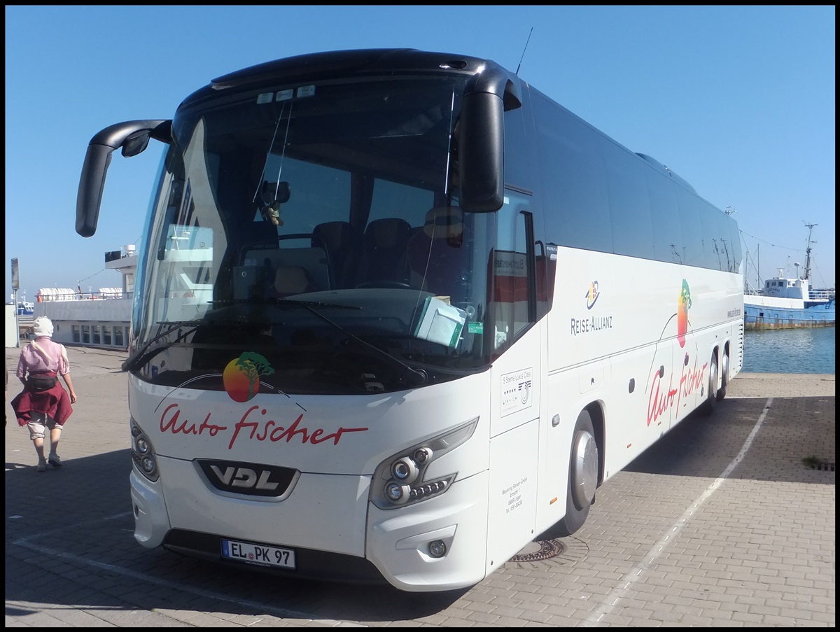 VDL Futura von Auto-Fischer/Meyering aus Deutschland in Sassnitz.