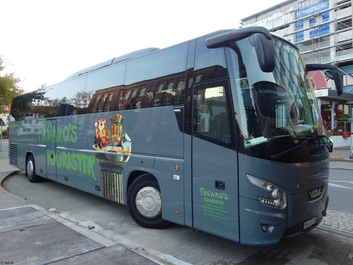 VDL Futura von Favaro's Touristik aus Deutschland in Neubrandenburg.