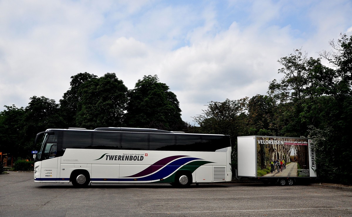 VDL Futura von Twerenbold aus der Schweiz im Juni 2015 in Krems.