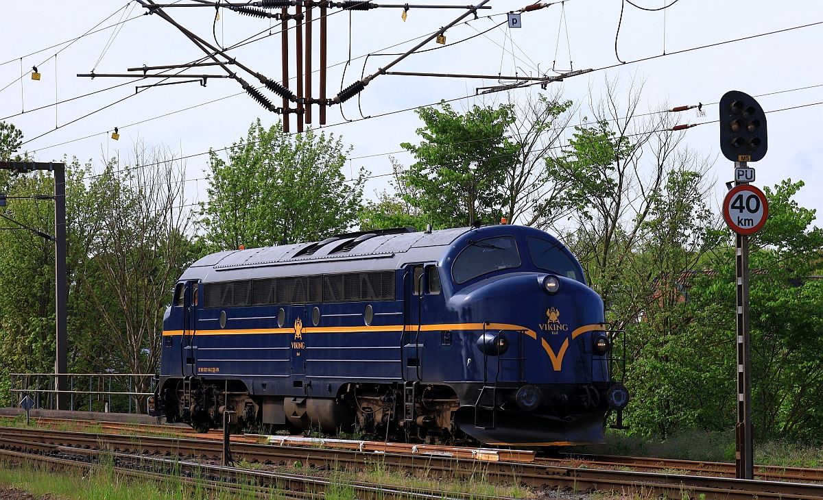 VikingRail MY 1146 beginnt mit den Schulungsfahrten die in und um den gesamten Bahnhofsbereich stattfanden. Pattburg 19.05.2023 II