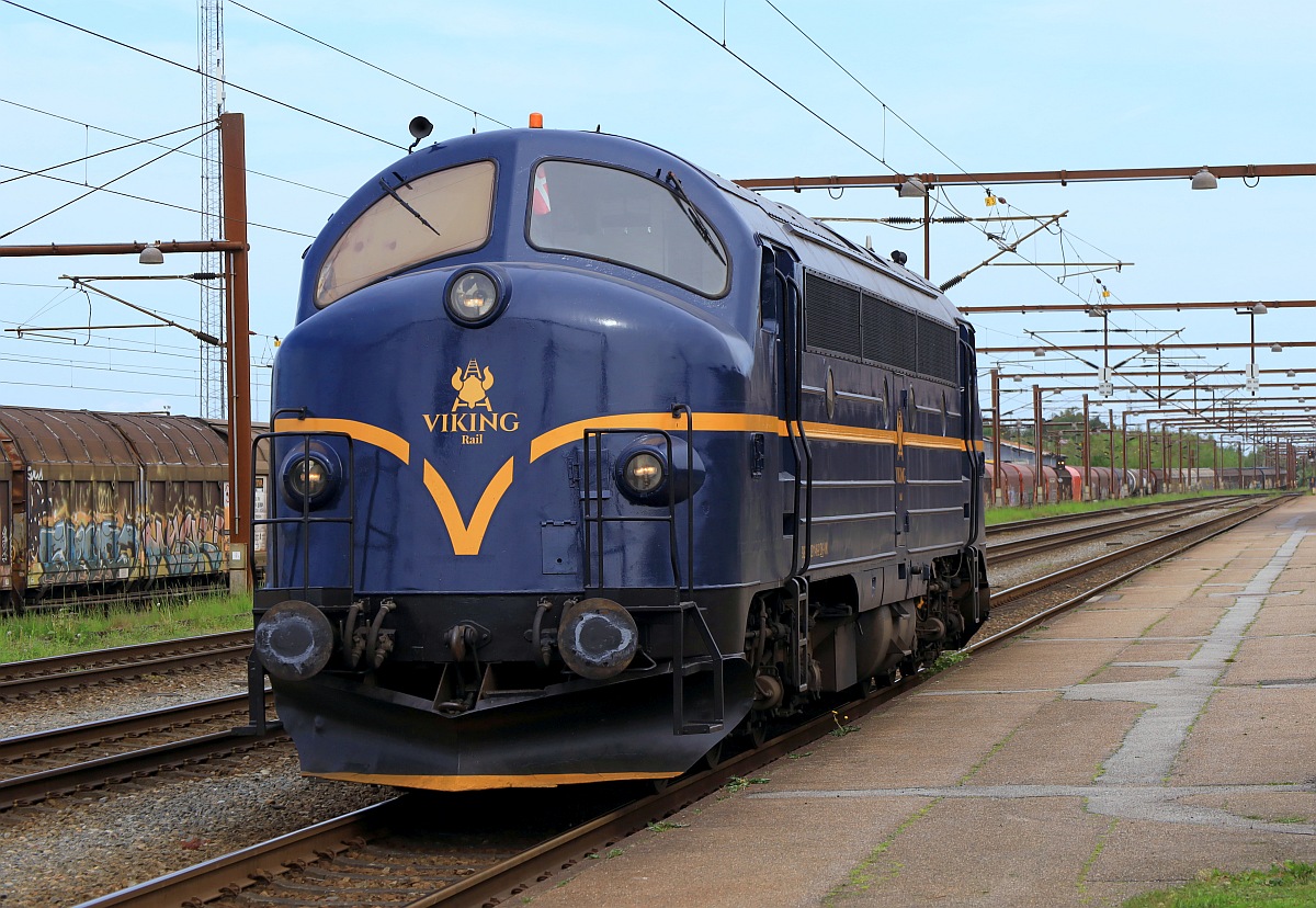 VikingRail MY 1146 beginnt mit den Schulungsfahrten die in und um den gesamten Bahnhofsbereich stattfanden. Pattburg 19.05.2023 III