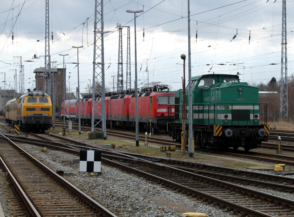 volles Haus im Rostocker Hbf am 16.02.2014