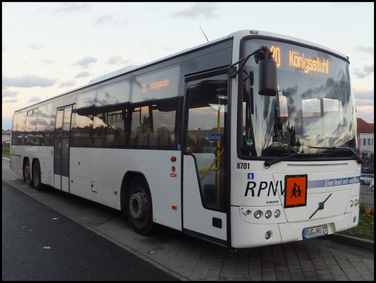 Volvo 8700 Boogie der RPNV in Sassnitz.