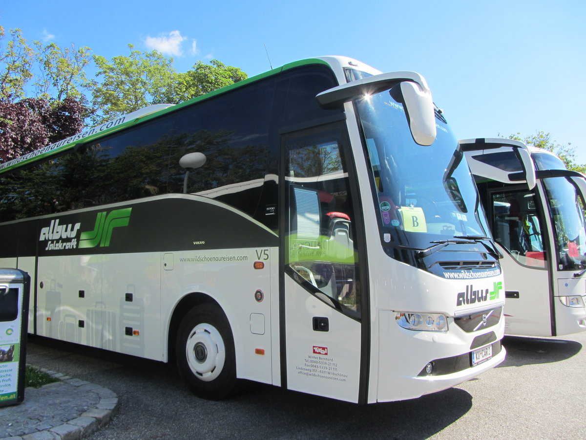 Volvo 9700 von Albus Reisen aus sterreich in Krems gesehen.