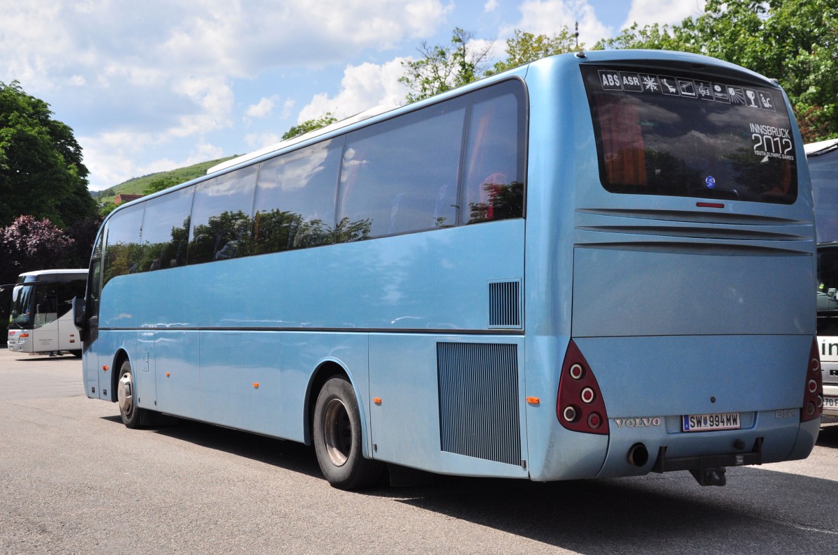 VOLVO B9R aus Nieder�sterreich im Mai 2015 in Krems gesehen.