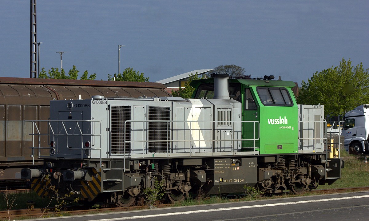 Vossloh G 1000BB 1271 006-9, REV/VL/01.06.16 i.E fr CFL Cargo. Niebll 17.05.2020