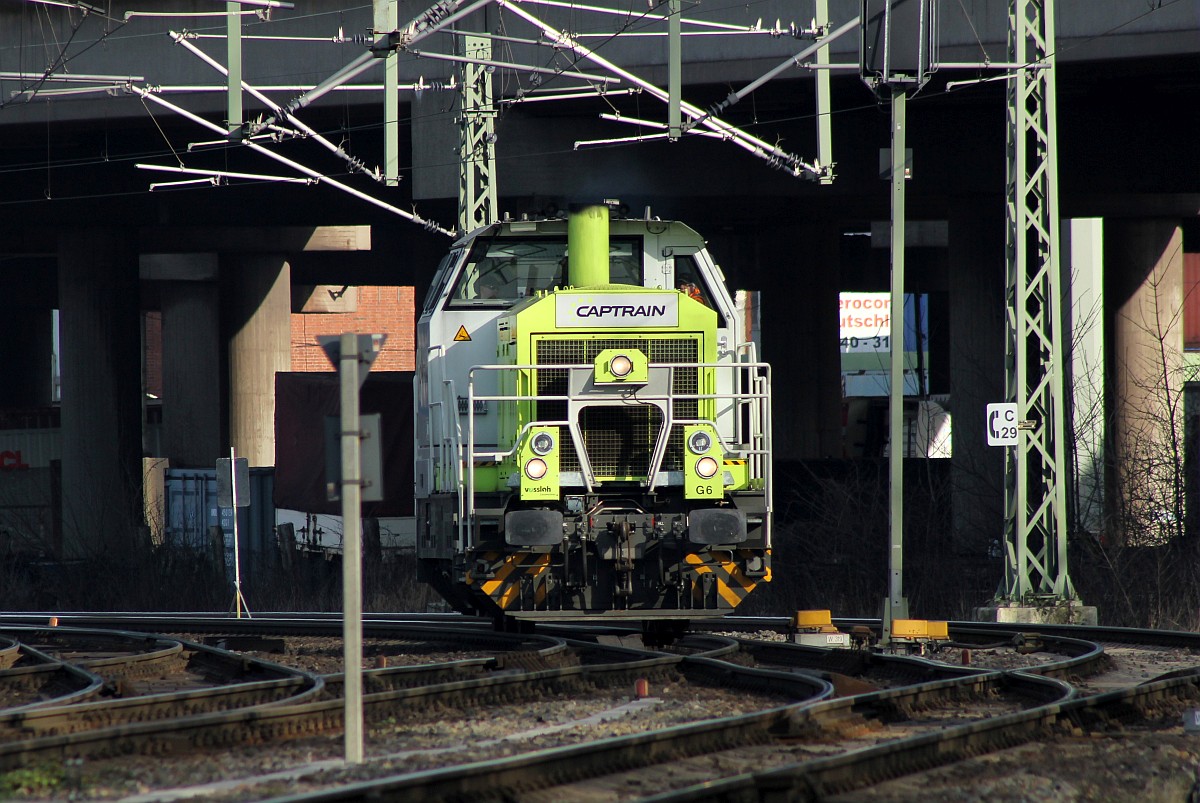 Vossloh G9 650 091 am Umspannwerk HH-Dradenau 16.02.2019