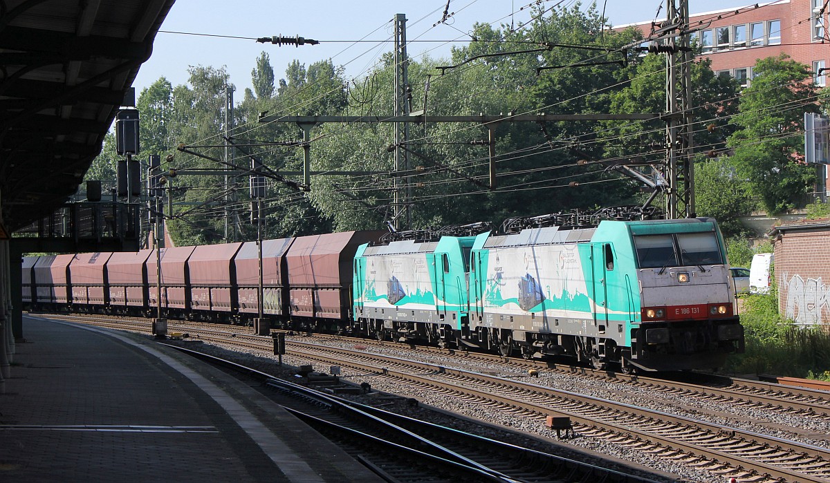 VPS 186 131-9 REV/MGW Service/03.03.16 und 186 126-9 REV/FW 518/03.08.15 Hamburg-Harburg 27.06.2020