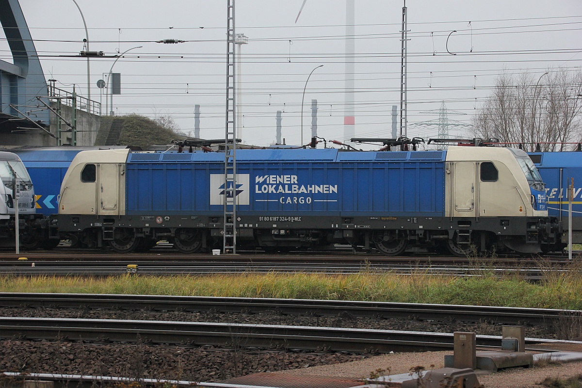 WLC 187 324-9, REV/01.04.19, Blaue Brücke 02.01.2021