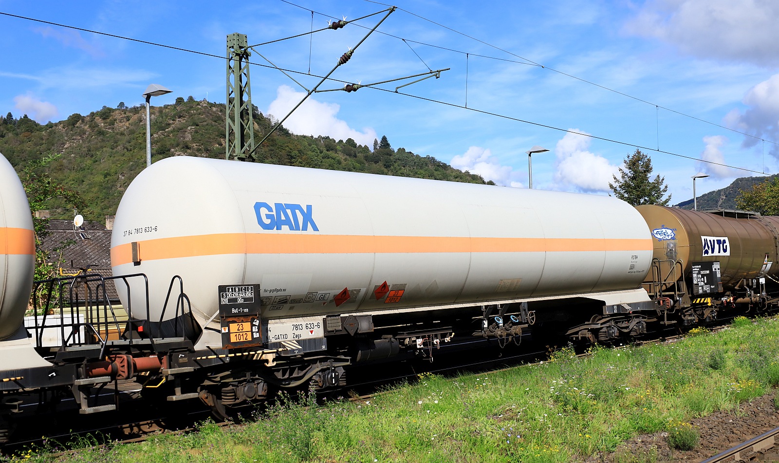 NL-GATXD 37 84 7813 633-6 Gattung Zags, Volume 109500 l, 23/1012 But-1-EN Butene. Kestert 14.09.2023