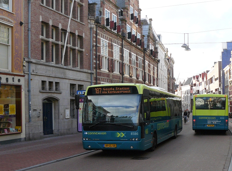 Connexxion Bus Nummer 8586 Breestraat Leiden 04-10-2009.