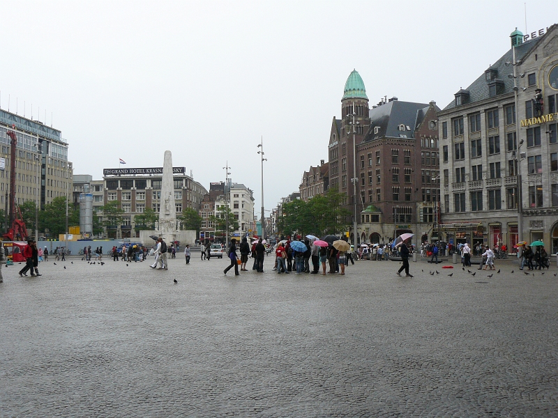 Dam in Amsterdam 20-07-2007.
