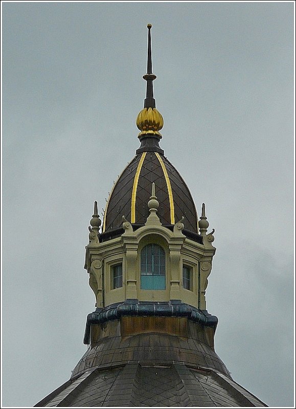 Die Kuppel des Bahnhofsgebudes Antwerpen Centraal. 13.09.08 (Jeanny) 