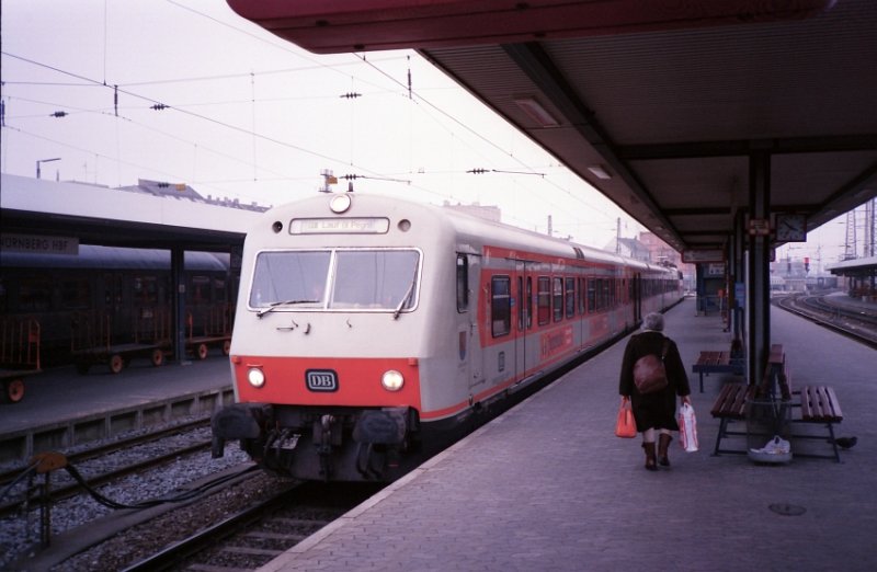 Nrnberg Hbf Februar 1989. 