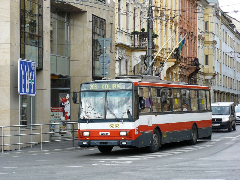 O-Bus Nummer 6263 Bratislava (Slowakei) 20-08-2008.