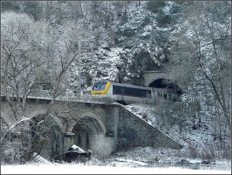 Sauerbrcke zwischen 2 Tunnel in Michelau. 11.01.09 (Jeanny)