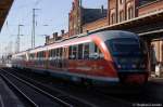 642er Dotra 642 233/733 und vorne eine weitere 642er als RB13 (RB 27882) nach Braunschweig in Stendal. 26.02.2011