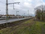 Gleis 1 Emmerich am Rhein 12-03-2020. 

Spoor 1 Emmerich am Rhein 12-03-2020.