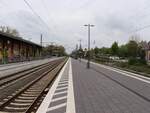 Gleis 1 und 2 Richtung Rheine. Bahhnhof Ibbenbren 17-04-2025.

Spoor 1 en 2 in richting Rheine. Station Ibbenbren 17-04-2025.